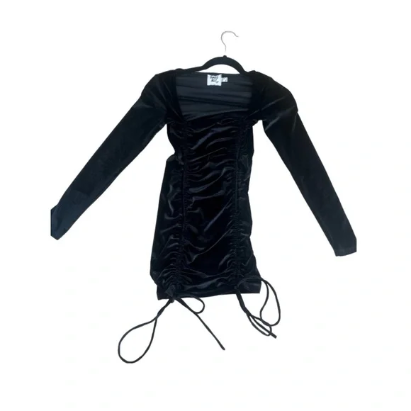 princess polly velvet dress Zabbarra Off The Shoulder Mini Dress Chocolate Velvet